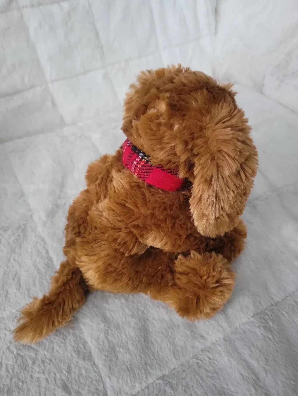 Vintage Lord & Taylor Plush Brown Puppy Stuffed Plush Animal